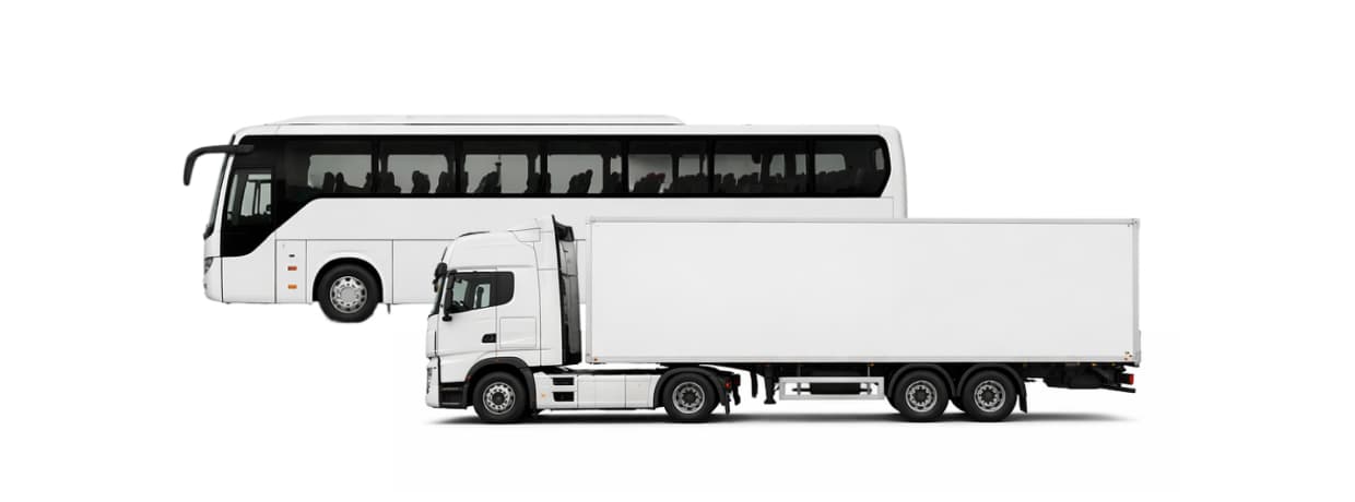 Kamion a autobus